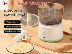 Mini Meat Grinder Household Electric Small Mixer Mincing Machine Automatic Multi-function Filling Intelligent Cooking Machine