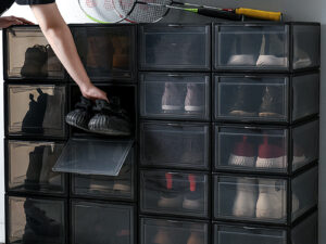 Transparent Shoe Sports  Basketball Shoe Storage Box